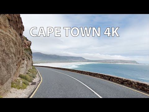 Cape Town 4K60FPS HDR - Africa's Atlantic Coast Highway - Scenic Drive