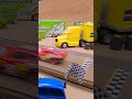 Lightning McQueen Races Against Rivals