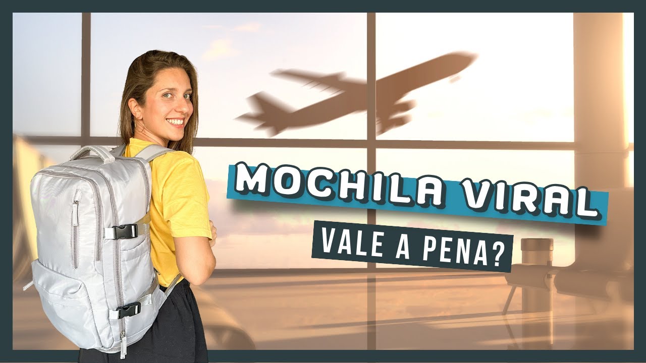 MELHOR MOCHILA PARA VIAJAR DE AVIÃO | Essa mochila viral promete e entrega tudo!