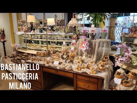 [1 min]  Milano Bastianello Pasticceria, the perfect Italian breakfast  - Cornetto and Cappuccino