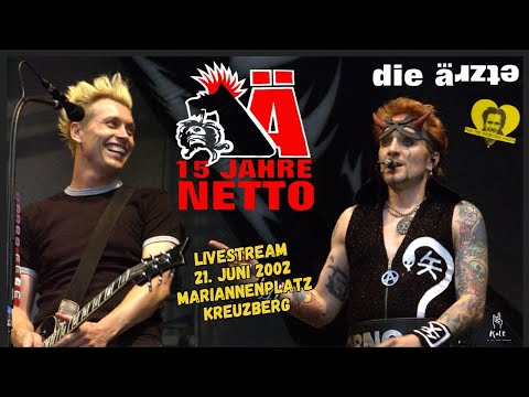 Die Ärzte - 15 Jahre Netto - der komplette Livestream - 21. Juni 2002 - Mariannenplatz - Kreuzberg
