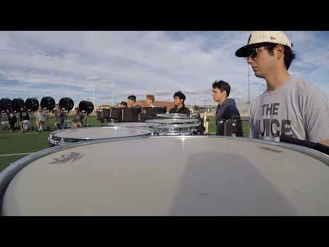 Hebron High School Drumline 2017 Quad Cam - SALEM