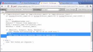 Beginner PHP Tutorial - 103 - Creating a Simple Contact Form Part 4