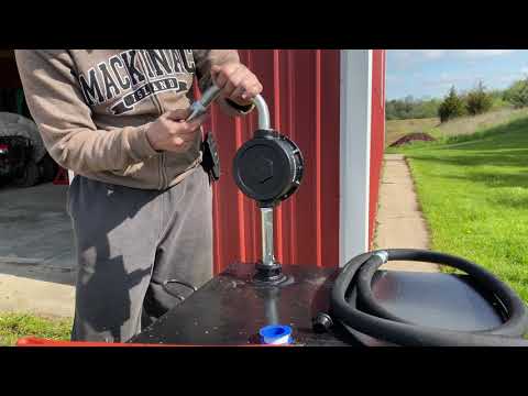 Finally Able to Pump Fuel From The Tank, New Hand Pump!
