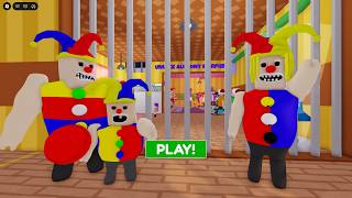 BUFF POLICE FAMILY PRISON RUN ESCAPE! Obbyroblox Gameplay Walkthrough No Death 4K