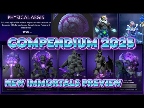 Dota 2025 TI UPDATE Predictions and NEW Immortals 