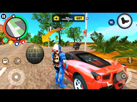 Rope Hero: Vice Town (Rope Hero New Car-Ball) | Updated New Version 5.3 | Android Gameplay