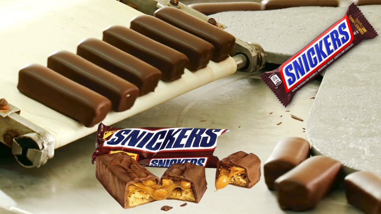 Como o chocolate SNICKERS é feito - Processo Industrial