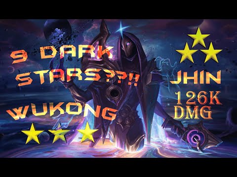 9 DARK STARS WITH TWO ⭐⭐⭐ STARS UNITS | Teamfight Tactics Set 3  Galaxies |