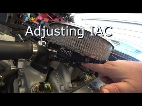 Camaro FiTech IAC adjustment