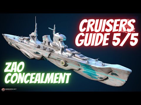 Wows Blitz Cruisers Guide Part 5 - Concealment feat Zao