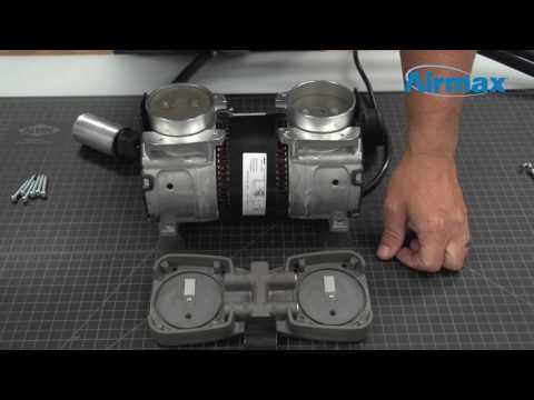 Airmax SilentAir RP50 (87R) Dual Piston Compressor Maintenance Kit