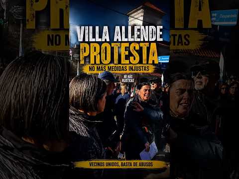 Más protestas en villa allende