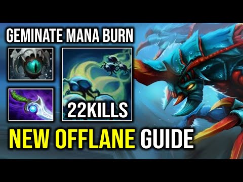 How to Play Weaver as an Offlane 1st Item Diffusal Mana Burn Brutal Geminate Attack Dota 2