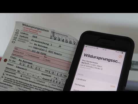 Wildursprungsscheine mit diwima® Apps bedrucken