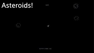 Atari Asteroids (Arcade version), Asteroids DELUXE, and Asteroids gameplay #1