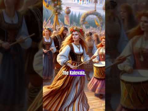 Ancient songs of the Kalevala: The Celestial Maiden and her Son #mythology #gods #goddess