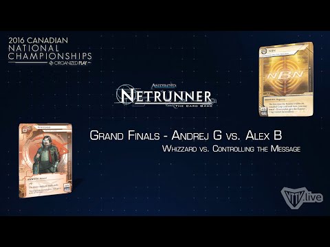 Android: Netrunner - 2016 Canadian Nationals - Grand Finals: Whizzard vs. CTM
