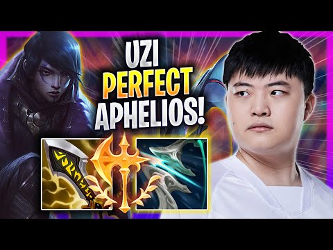 UZI PERFECT GAME WITH APHELIOS! - Uzi Plays Aphelios ADC vs Zeri! | Season 2023