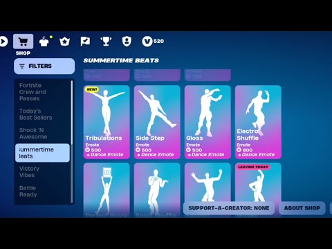 Fortnite Item Shop August 8 2025 Chapter 6 season 4 