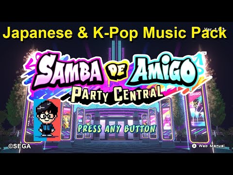 Samba de Amigo: Party Central - Japanese & K-Pop Music Pack DLC