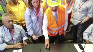 Presidente Danilo Medina enciende Termoeléctrica Punta Catalina.