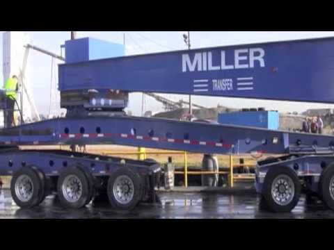 Miller Transfer Barge move