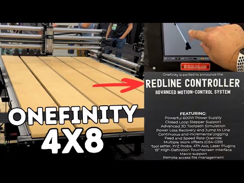BRAND NEW 4x8 Onefinity CNC & Redline CONTROLLER