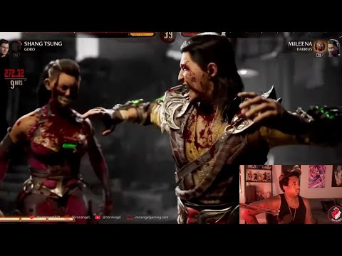 Shang Tsung vs Mileena! Mortal Kombat 1. REACTION