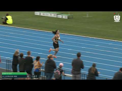 U11 U16 Girls Multi-Class 400m: 2021 State Combined Events Championships // LAVicTV