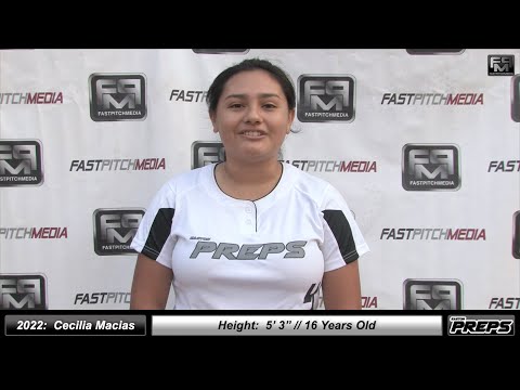 2022 Cecilia Zazueta Macias 3.78 GPA - Catcher Softball Skills Video - Easton Preps Paz