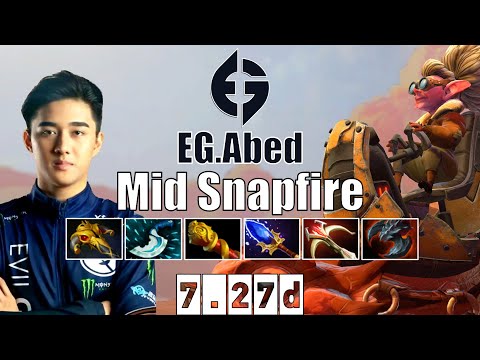 Snapfire | EG. Abed | Mid Snapfire | 7.27d Gameplay Highlights