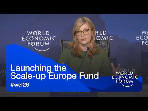 Launching the Scale-up Europe Fund | World Economic Forum Annual Meeting 2026