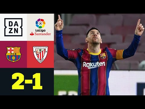 Traum-Freistoß von Messi! Barca überholt Real: FC Barcelona - Athletic Bilbao 2:1 | LaLiga | DAZN