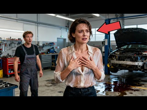 Sie fleht ihn, wegzusehen – doch der Mechaniker hat längst alles gesehen