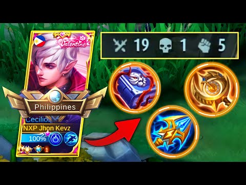 CECILION DAMAGE HACK BUILD! | 19 KILLS | TOP GLOBAL CECILION