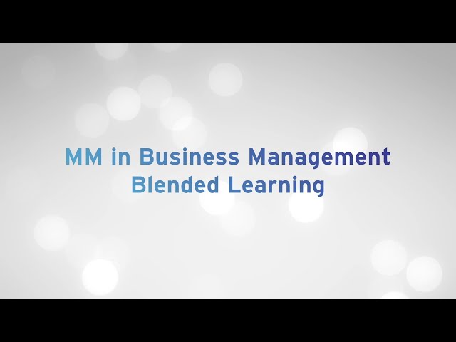 MM Business Management (Blended Learning)