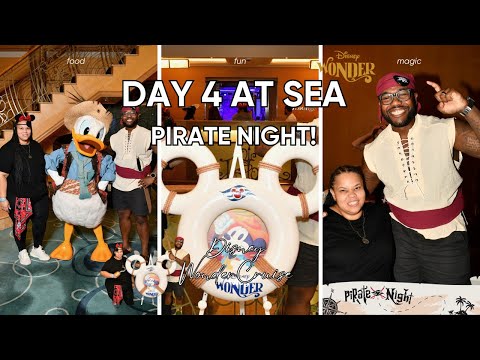 Thumbnail for Pirate Night 🚢 14 Night Disney Wonder Cruise Adventure | Honolulu to Sydney Day 4 at Sea David Vogt!