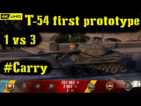 World of Tanks T-54 first prototype Replay - 8 Kills 5.5K DMG(Patch 1.6.1)
