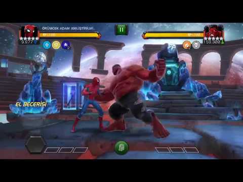 Mcoc Spider-man Stark Rank Up and LoL Rulk Gameplay | Marvel Contest of Champions