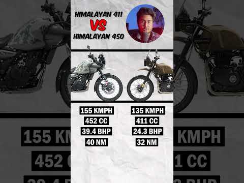 Himalayan 450 VS Old Himalayan 411 #himalayan450