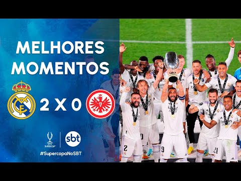 Gols e lances de Real Madrid x Eintracht Frankfurt