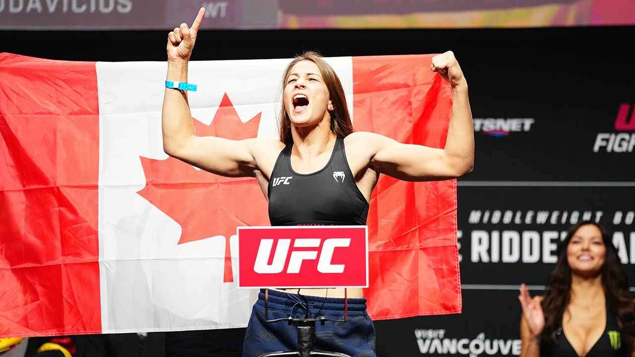 #UFCEdmonton "Hice dos campamentos para Blanchfield": Jasmine Jasudavicius