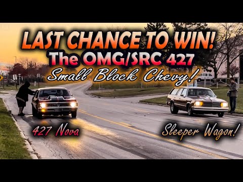 OMG/SRC 427 Small Block Nova VS SLEEPER G BODY WAGON ON THE STREET!