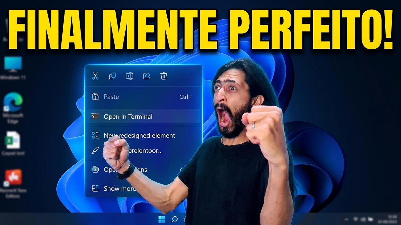 O Novo Menu de Contexto do Windows 11 Ficou INSANO!! 🤯