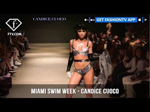 Candice Cuoco Miami Swim Week Art Hearts Fashion 2019 | FashionTV | FTV