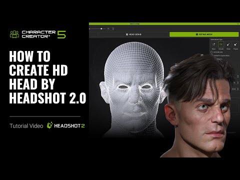 How to Create HD Head for CC5 by Headshot 2.0 | Character Creator 5 Tutorial