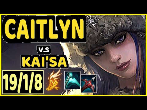 RIKARA (CAITLYN) vs KAI'SA - 19/1/8 KDA BOTTOM ADC CHALLENGER GAMEPLAY - NA