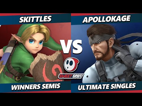 Sweet Spot 8 Top 8 - skittles (Young Link) Vs. ApolloKage (Snake) Smash Ultimate - SSBU