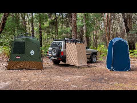 Shower Awning VS Shower Tent VS Ensuite Tent. Which Is Best?